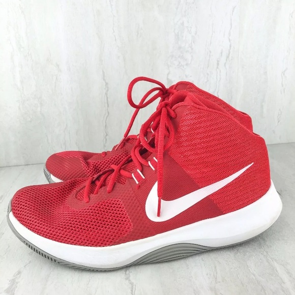 Nike Air Precision Men size 13 red white sneakers - Picture 8 of 9
